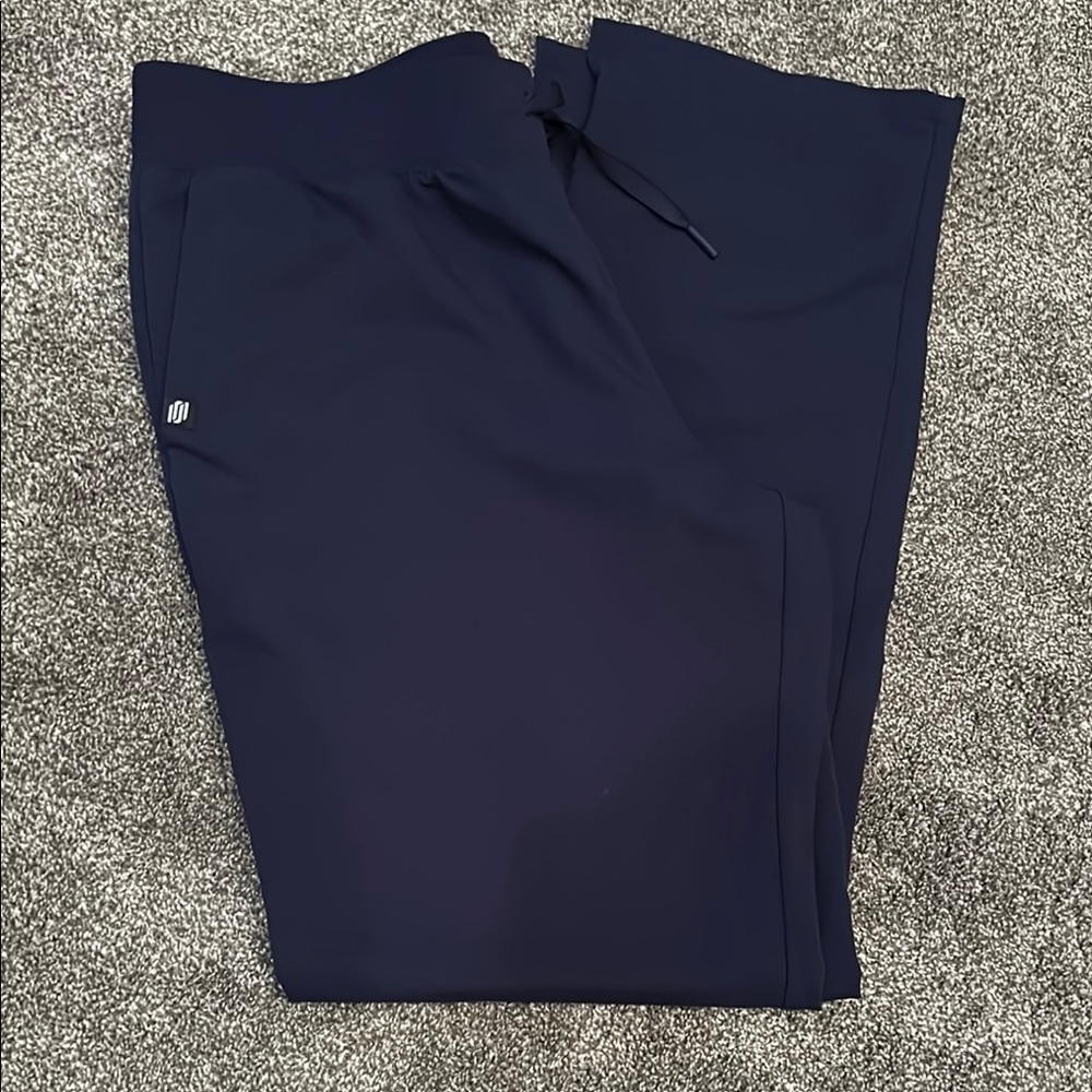 Jaanuu Navy Straight Leg scrub pant- L Tall- navy